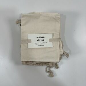 ARTISAN DIRECT Sustainable Grocery Starter Kit, Set Of 5 Bags - NEW